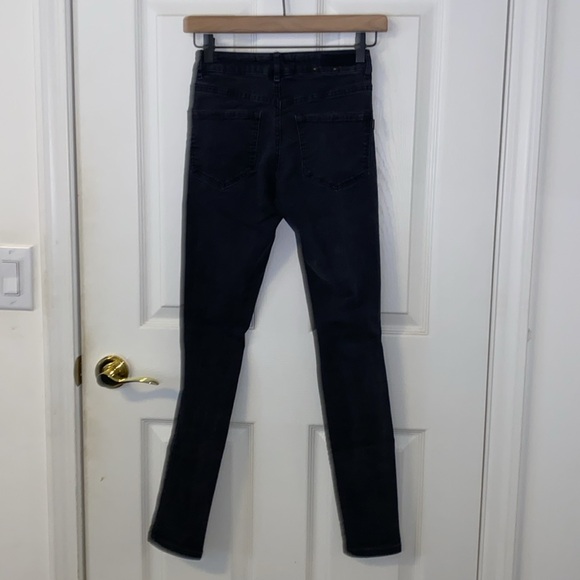 Lot of 2 Garage High Waist Junior’s Jeans Size 1 Ripped Distressed - Picture 12 of 15